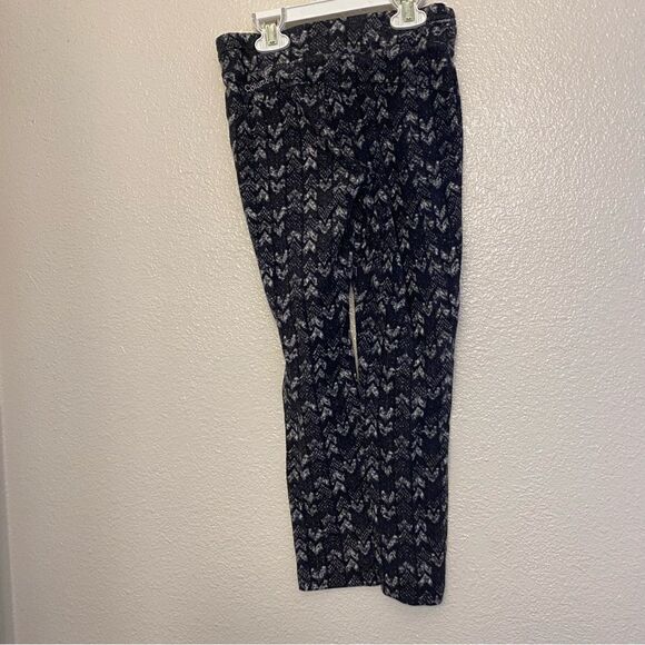 COLUMBIA girls Glacial gray black Printed Leggings fleece pants XS- 6 - Picture 3 of 9